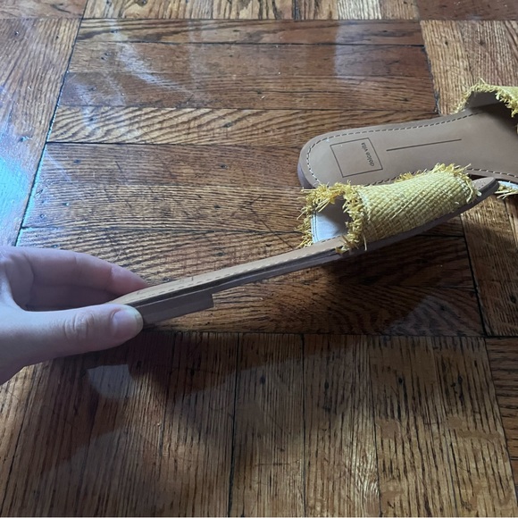 Dolce Vita Raffia Flat Sandals - Picture 3 of 6